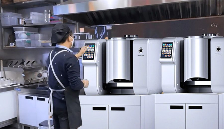 智能炒菜機(jī)應(yīng)用場(chǎng)景示意
